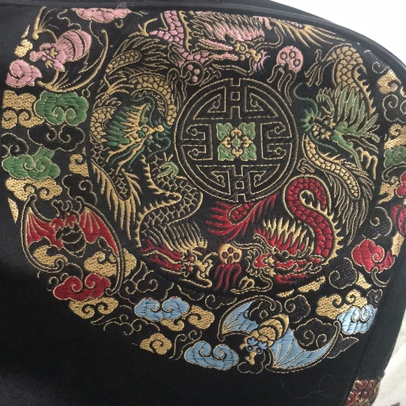 Betsy Johnson small hand held Embroidered type bag - Picture 2 of 11